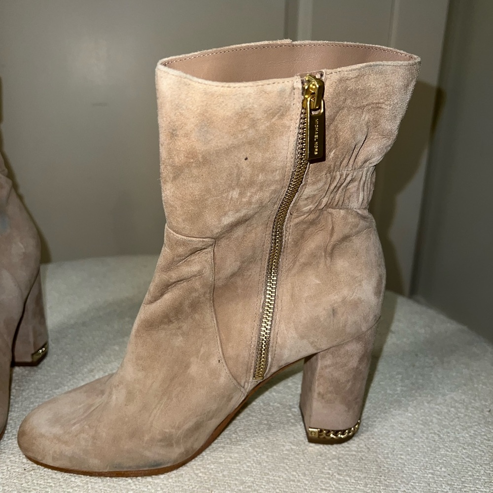 Michael Kors Tan / beige suede booties - Picture 6 of 7